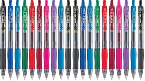 PILOT G2 Premium Retractable Gel-Ink Rollerball Pens 1.0mm Pack of 20 | Long-Lasting, Refillable for School & Office thumbnail 1