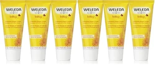 Weleda Baby Calendula Diaper Cream 2.8 Fl Oz (83ml) Pack of 6 | Plant-Rich Protection for Sensitive Skin thumbnail 1