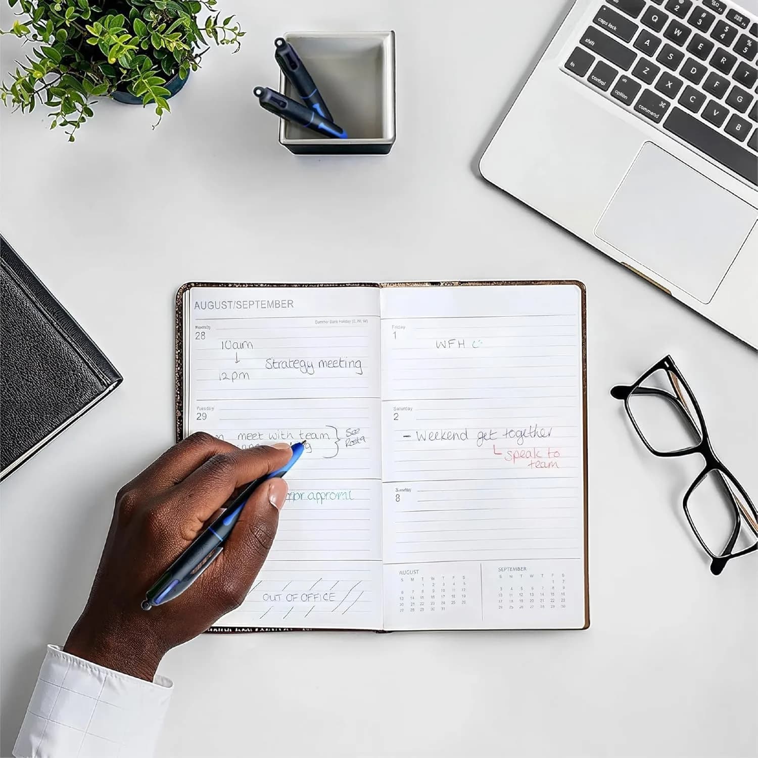 BIC 4 Color Retractable Ballpoint Pen, 1.0mm Medium Point, Black, Blue, Green, Red Ink - 3 Count (Pack of 2) - view 4