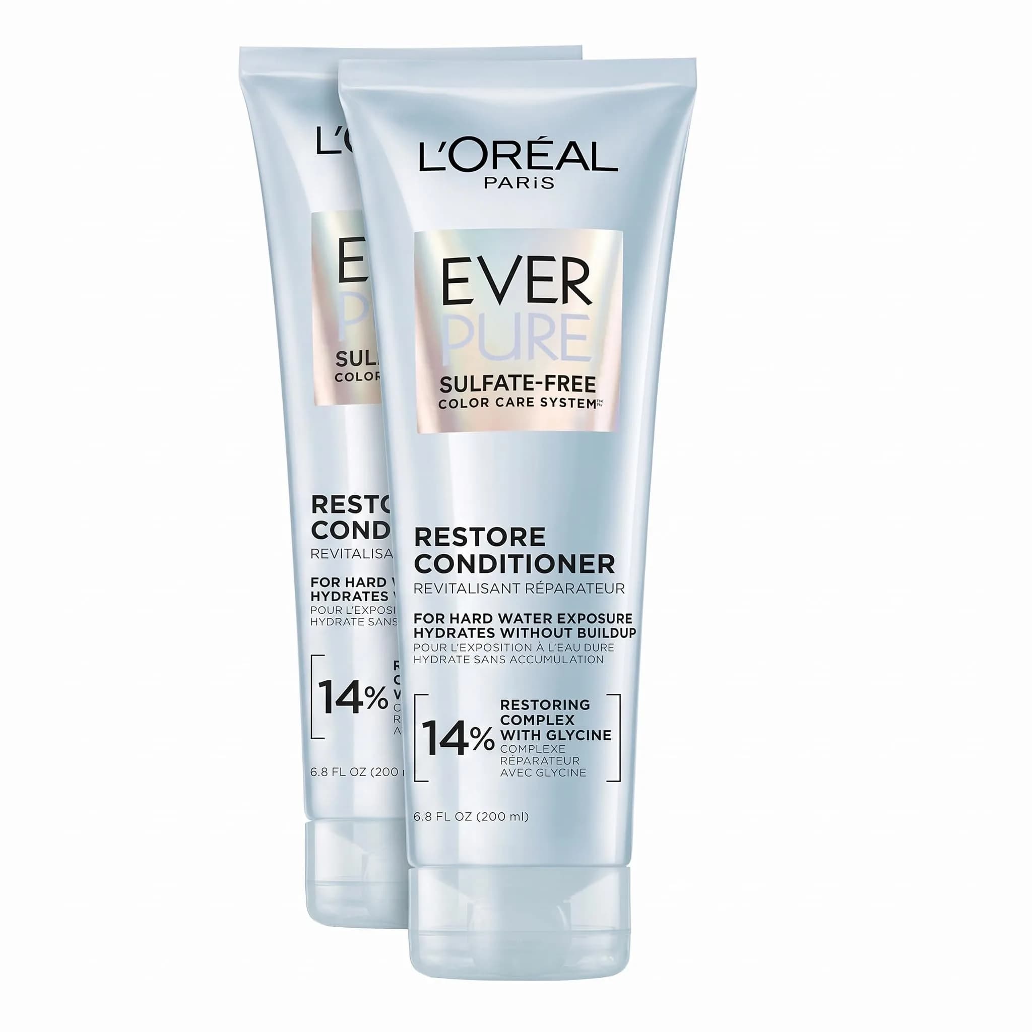 L'Oreal Paris Restore Sulfate Free Conditioner 6.8 Fl Oz | Moisturizing & Color Care — Ever Restore Conditioner