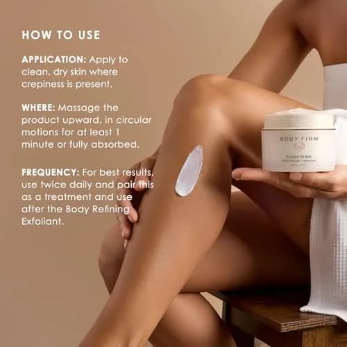 Crepe Erase Body Repair Treatment 10 Oz | Anti Aging Firming Lotion with Collagen Peptides & Shea Butter thumbnail 6