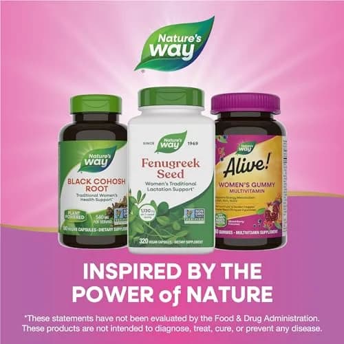 Nature's Way Fenugreek Seed Supplement, 640 Capsules | Traditional Lactation & Digestion Support thumbnail 7