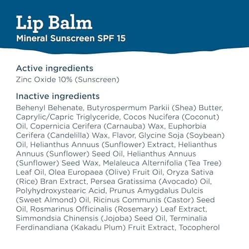 BLUE LIZARD Mineral SPF 15 Lip Balm 3-Pack | Broad Spectrum Sun Protection with Natural Coconut Flavor thumbnail 7