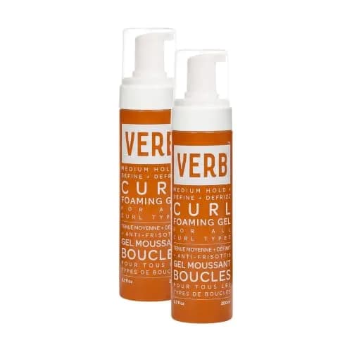VERB Curl Foaming Gel, 6.7 fl oz (2 Pack) | Frizz Control & Definition for Curly Hair thumbnail 1