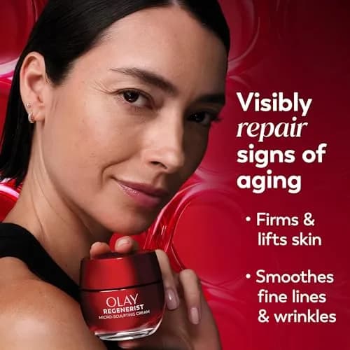 Olay Regenerist Micro-Sculpting Face Cream 1.7oz | Anti-Aging, Firming Skin Care thumbnail 3