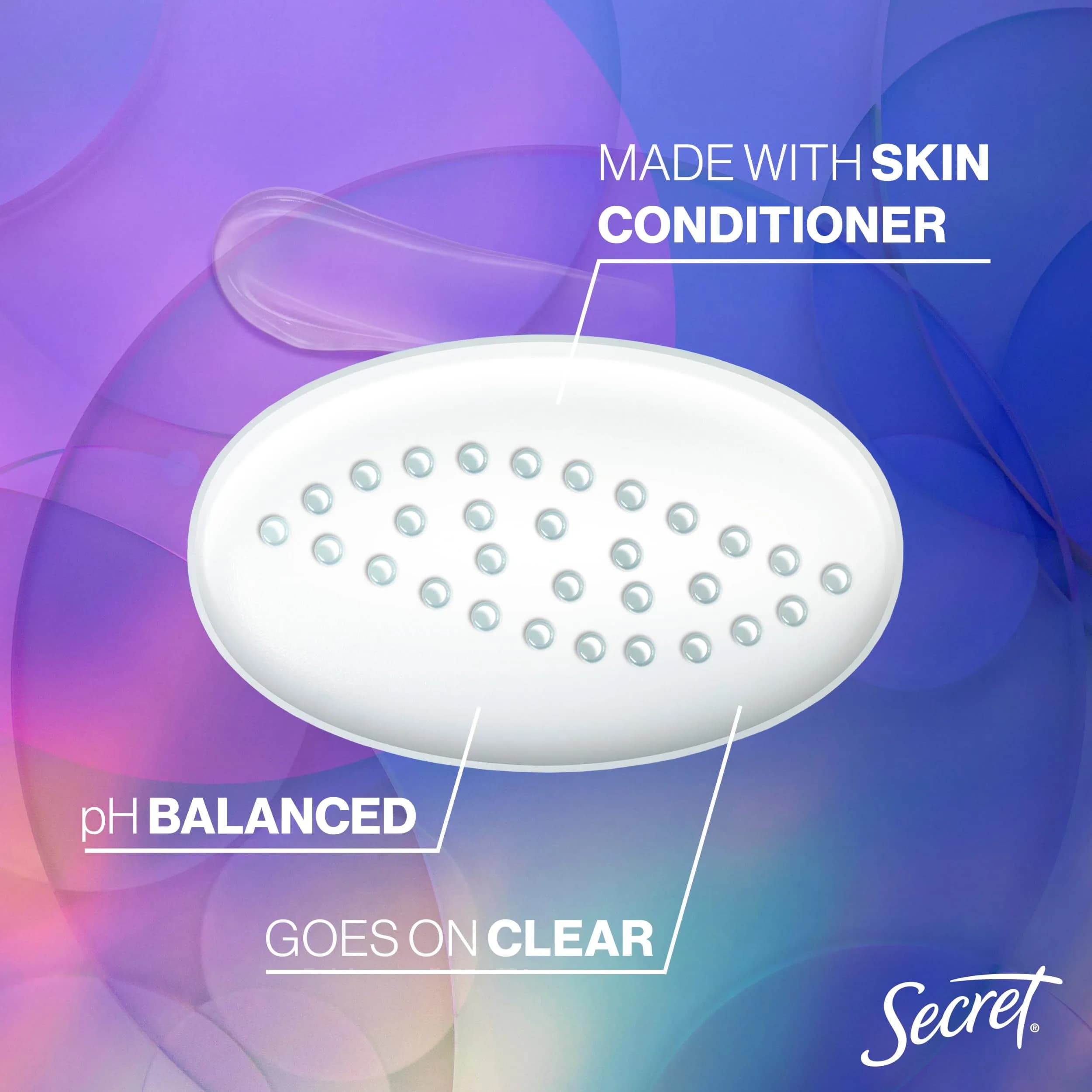 Secret Fresh Invisible Solid Antiperspirant Deodorant for Women, 5.2 oz (2.6 oz x 2) | 72-Hour Breathable Sweat & Odor Protection - view 4