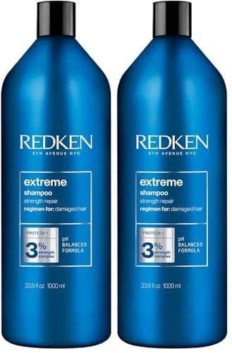 Redken Extreme Shampoo - Strengthen & Repair Damaged Hair, 2000ml (67.6 Fl Oz) | Professional Strength for Brittle Hair thumbnail 1