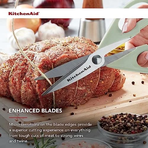 KitchenAid All Purpose Kitchen Shears with Protective Sheath 21.6 cm (8.5 Inch) | Rust-Resistant Stainless Steel Blades thumbnail 5