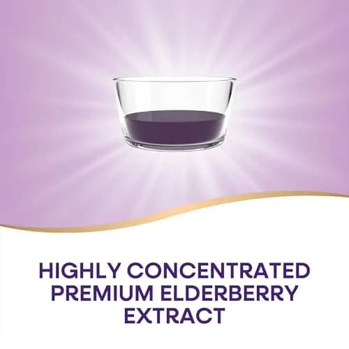 Nature's Way Sambucus Immune Elderberry Syrup 480ml (16 Fl Oz) | Daily Immune Support with Vitamin C & Zinc thumbnail 3