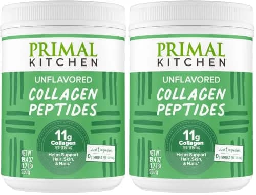 Primal Kitchen Collagen Peptides 1.2 lbs | Unflavored Collagen Powder for Hair, Skin & Nails thumbnail 1