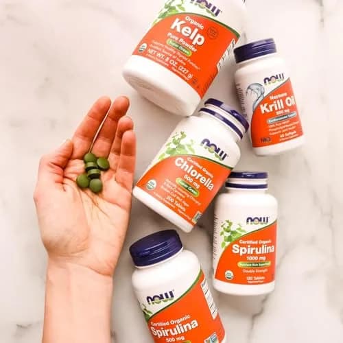 NOW Foods Organic Chlorella 500 mg Tablets (200 Count Pack of 2) | Vegan, Kosher, Non-GMO Super Green Supplement thumbnail 6