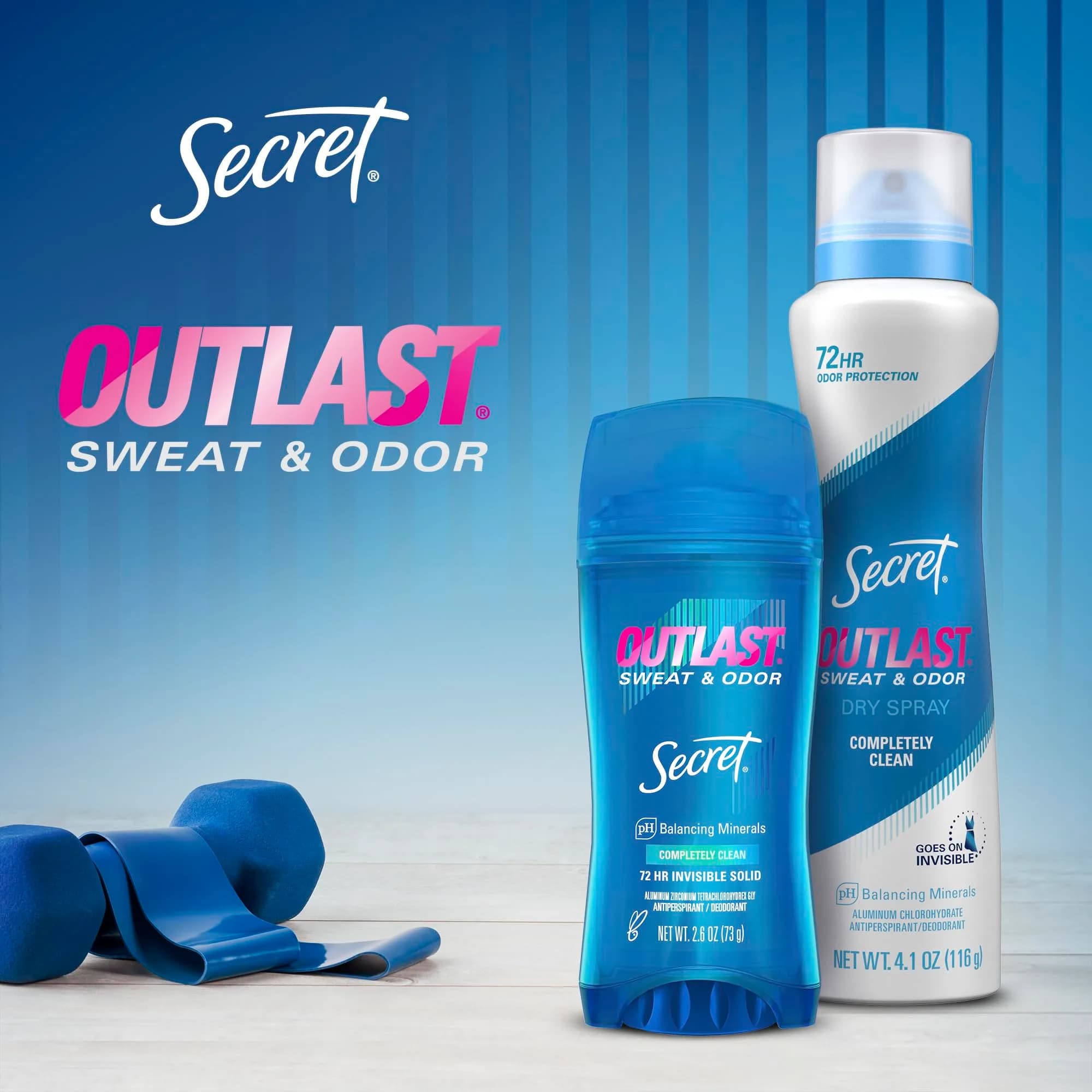 Secret Outlast Antiperspirant Deodorant for Women, 2.6 oz (74g) Gel | 72-Hour Sweat & Odor Protection - view 7