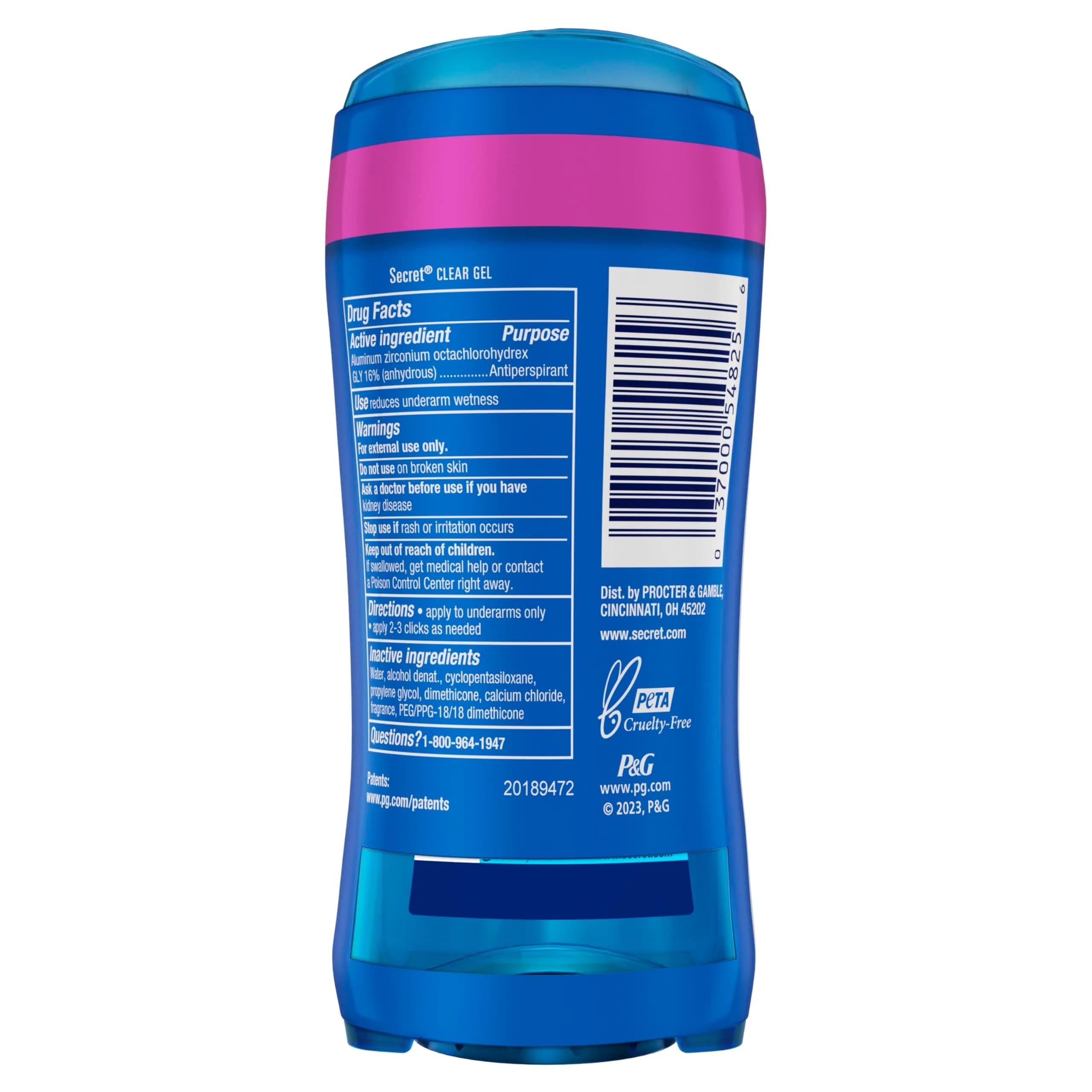 Secret Outlast Antiperspirant Deodorant for Women, 2.6 oz (74g) Gel | 72-Hour Sweat & Odor Protection - view 9