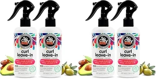 SO COZY Leave In Conditioner Spray 236ml (8 Fl Oz) Detangler for Kids' Curly Hair | Gentle & Nourishing with Keratin thumbnail 1