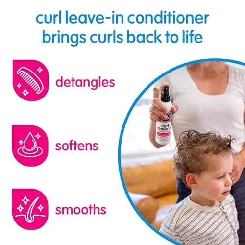 SO COZY Leave In Conditioner Spray 236ml (8 Fl Oz) Detangler for Kids' Curly Hair | Gentle & Nourishing with Keratin thumbnail 2