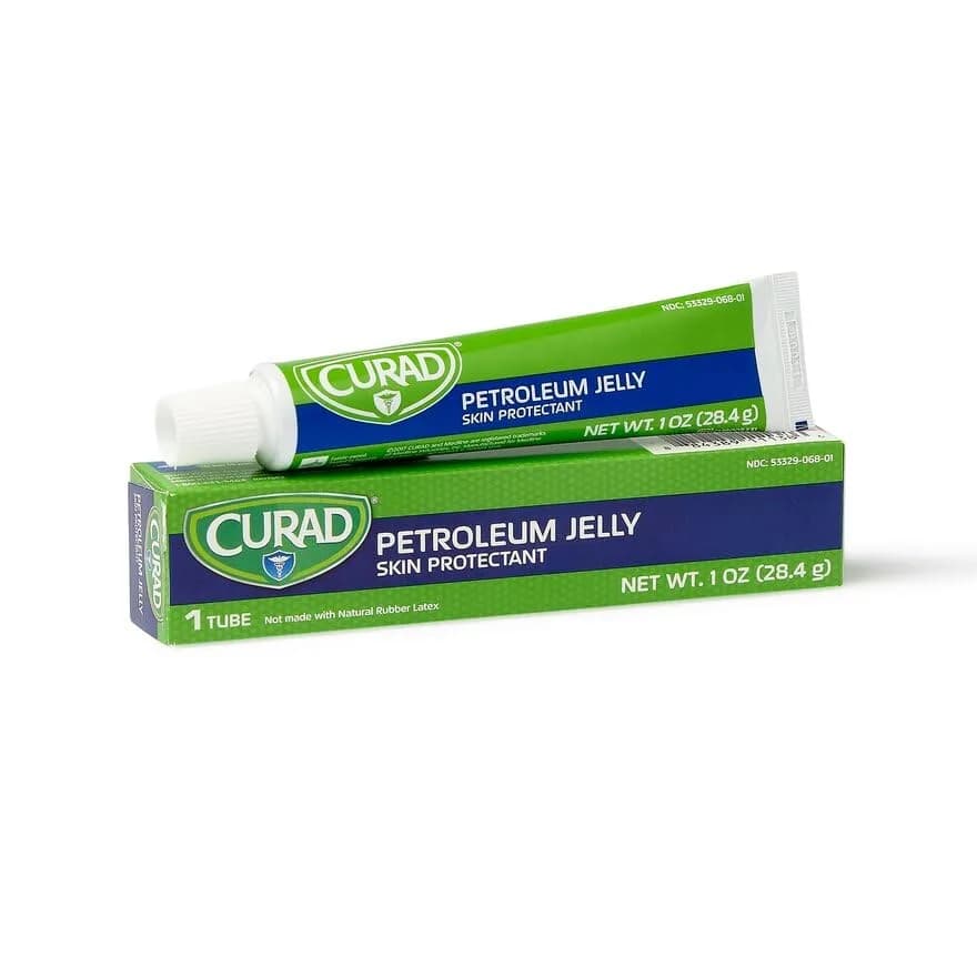 Curad Petroleum Jelly Skin Protectant 1 oz | Hydrates & Soothes Dry Skin, Pack of 24 thumbnail 3