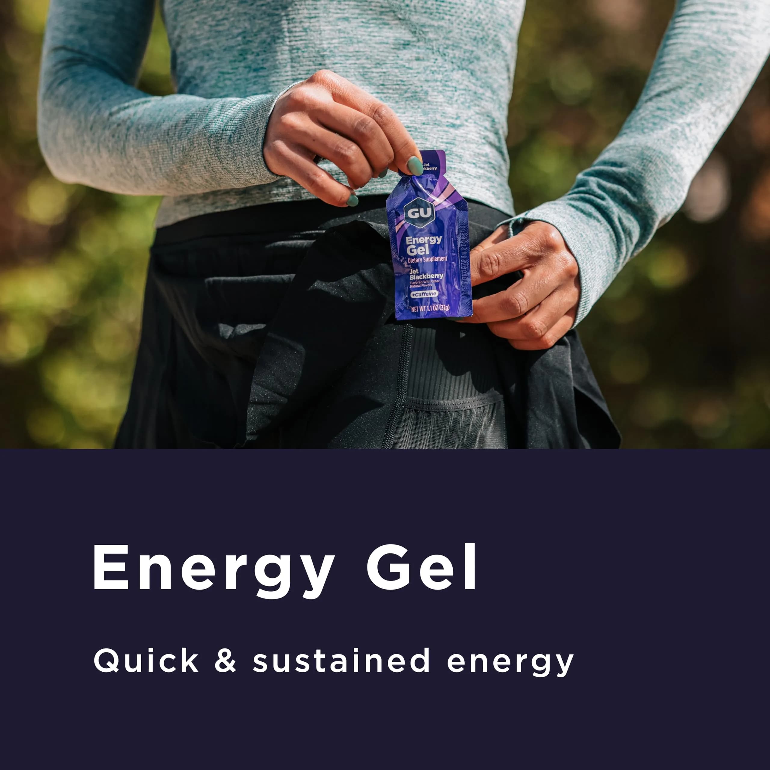 GU Energy Original Energy Gels Caffeine-Free Mixed Variety Pack (48 x 1.1 Fl Oz) | Dual Source Energy for Athletes - view 2