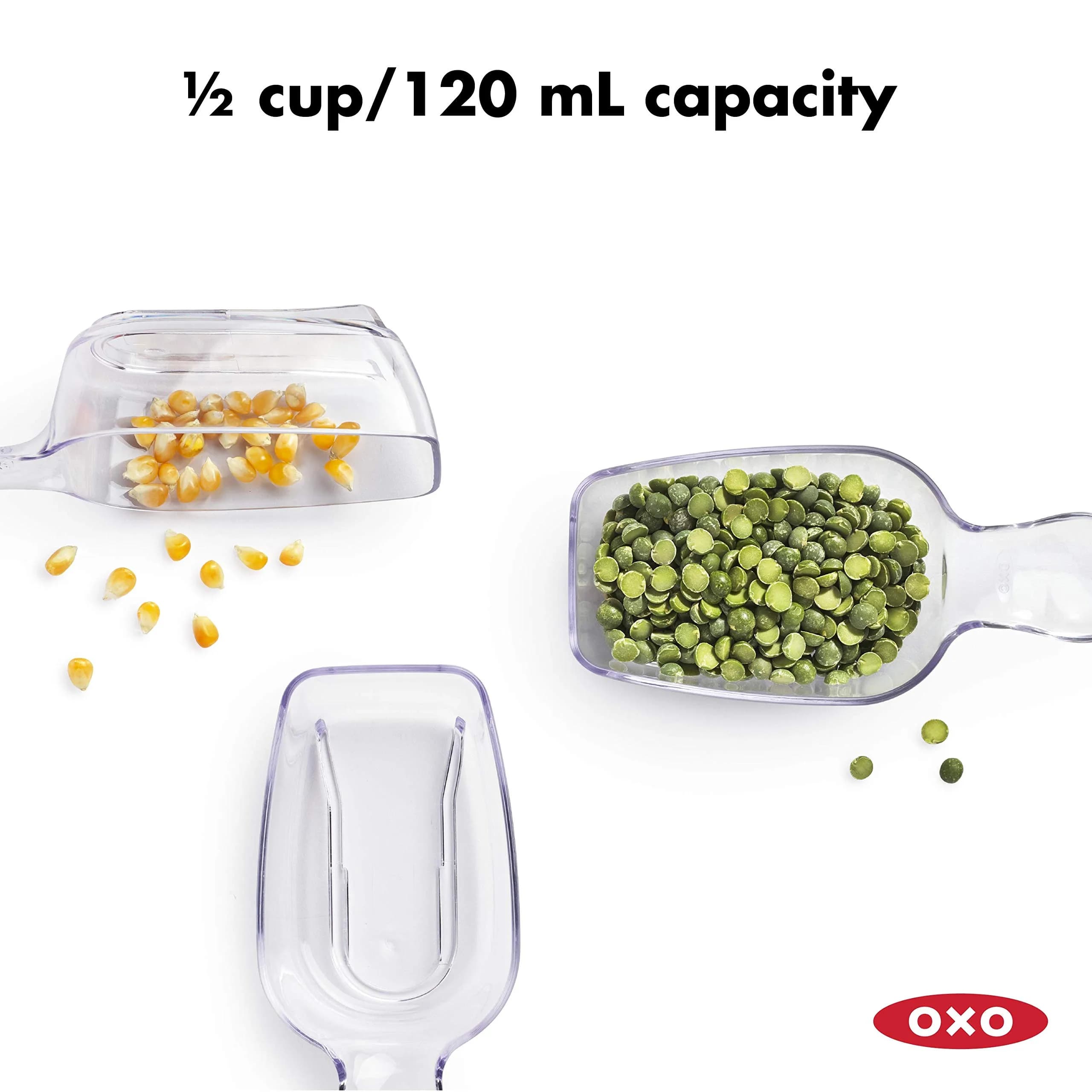 OXO Good Grips POP Container Accessories 3-Piece Scoop Set, 2-Pack | Perfect Fit for POP Containers - view 2