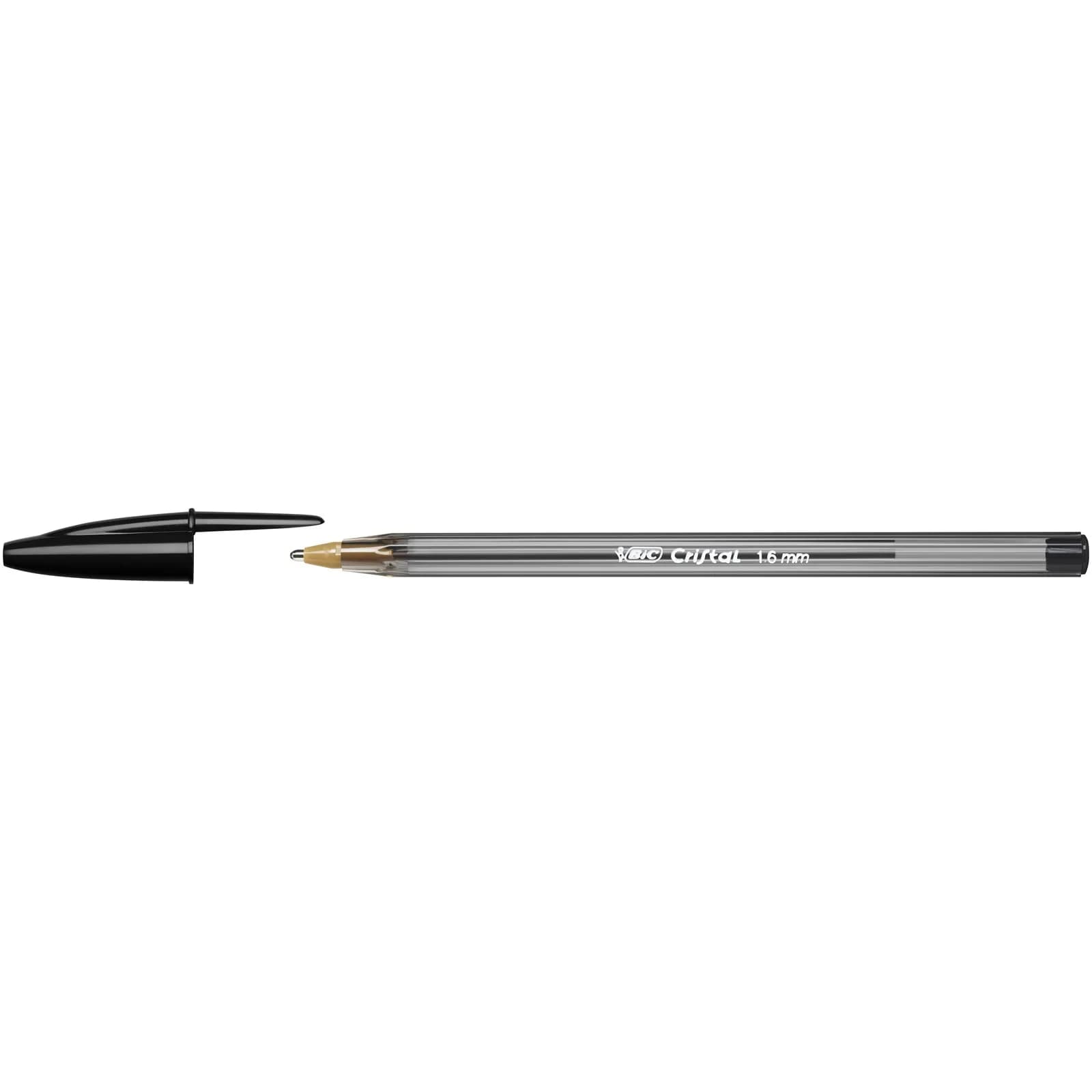 BIC Cristal Xtra Bold Ballpoint Pens, Black Ink, 1.6mm Bold Point, 48 Count (2 Packs of 24) | Smooth Ink Flow for Vivid Lines - view 5
