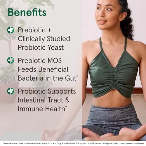 Jarrow Formulas Saccharomyces Boulardii + MOS Probiotic 5 Billion CFU 360 Count (Pack of 2) | Digestive Health Support thumbnail 4