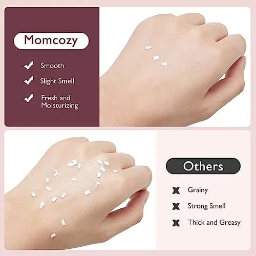 Momcozy Nipple Cream Safe for Breastfeeding, Lanolin-Free Nipple Balm 2.82 oz (Pack of 2) | Plant-Based Soothing Cream for Nursing Moms thumbnail 4