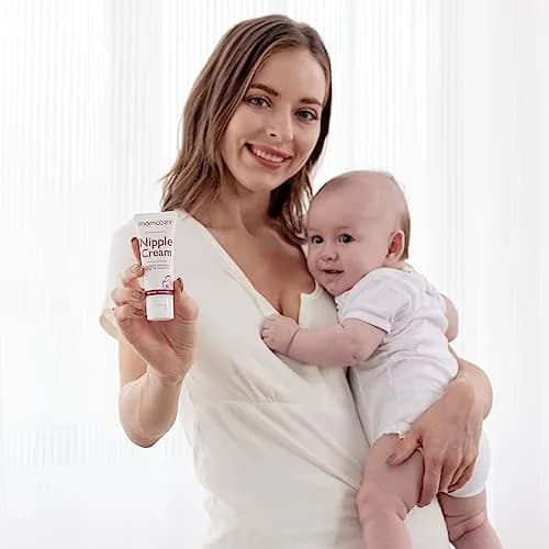 Momcozy Nipple Cream Safe for Breastfeeding, Lanolin-Free Nipple Balm 2.82 oz (Pack of 2) | Plant-Based Soothing Cream for Nursing Moms thumbnail 7