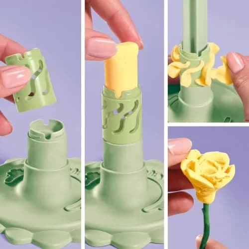 Play-Doh Blooms Meadow Flower Bouquet Kit | DIY Floral Craft Set for Adults & Teens thumbnail 5
