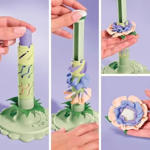 Play-Doh Blooms Meadow Flower Bouquet Kit | DIY Floral Craft Set for Adults & Teens thumbnail 3