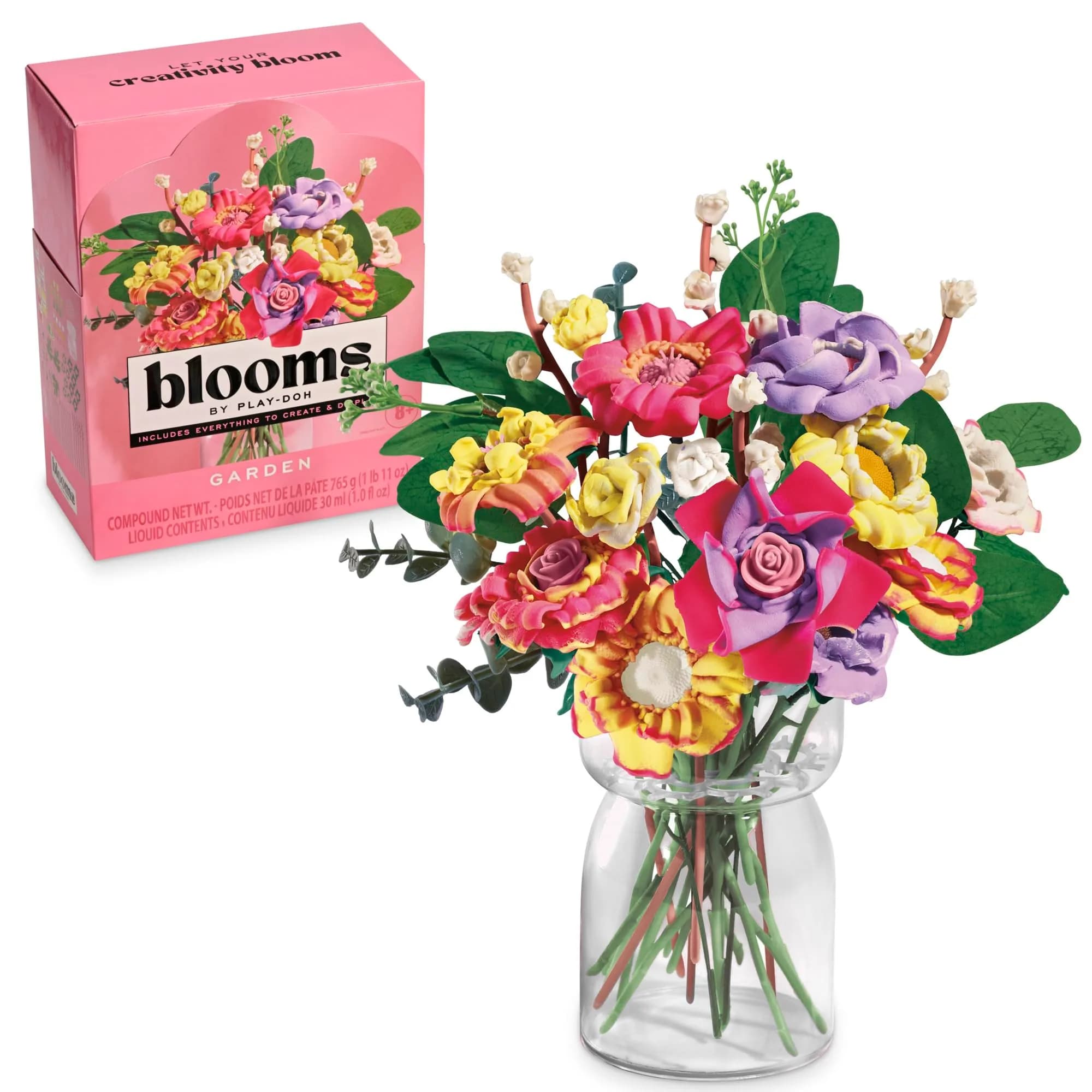 Play-Doh Blooms Garden Flower Bouquet Making Kit | Complete DIY Floral Craft Set for Adults & Teens - main product image