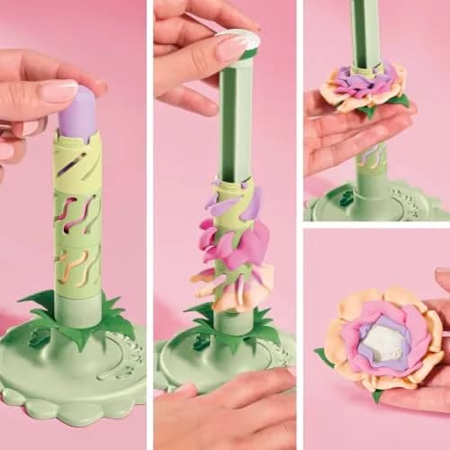Play-Doh Blooms Garden Flower Bouquet Making Kit | Complete DIY Floral Craft Set for Adults & Teens thumbnail 3
