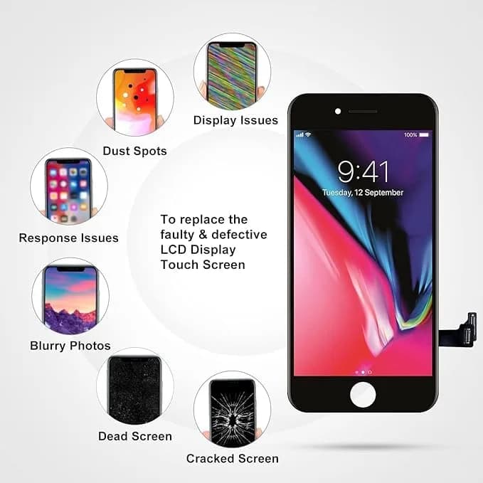 LL TRADER 4.7" Screen Replacement for iPhone 8 / SE 2020 - FHD LCD Display with Repair Kit - view 6