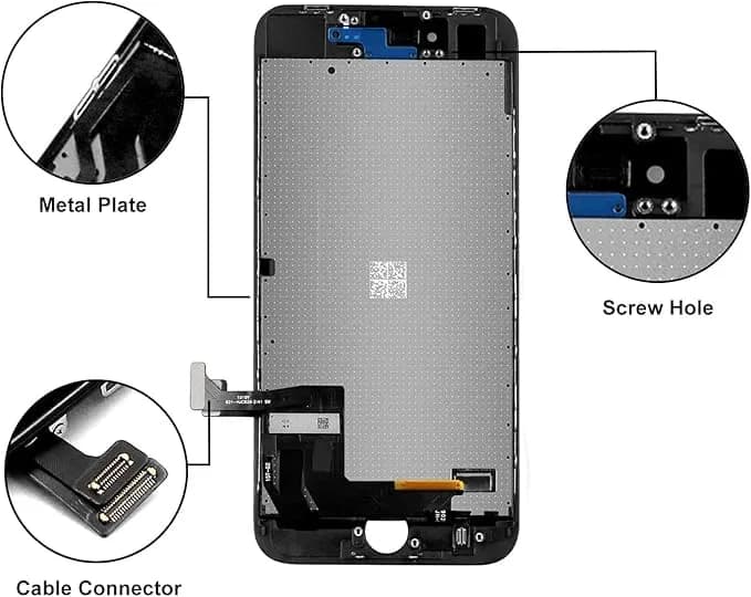 LL TRADER 4.7" Screen Replacement for iPhone 8 / SE 2020 - FHD LCD Display with Repair Kit - view 4