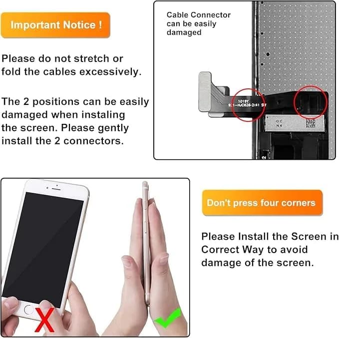 LL TRADER 4.7" Screen Replacement for iPhone 8 / SE 2020 - FHD LCD Display with Repair Kit - view 5