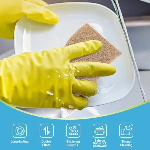 AIDEA Kitchen Sponges, 9 Count (Pack of 1) | Non-Scratch Cellulose Scrub Sponges for Dishes, Cleaning Power for Kitchen, Bathroom, Household thumbnail 5
