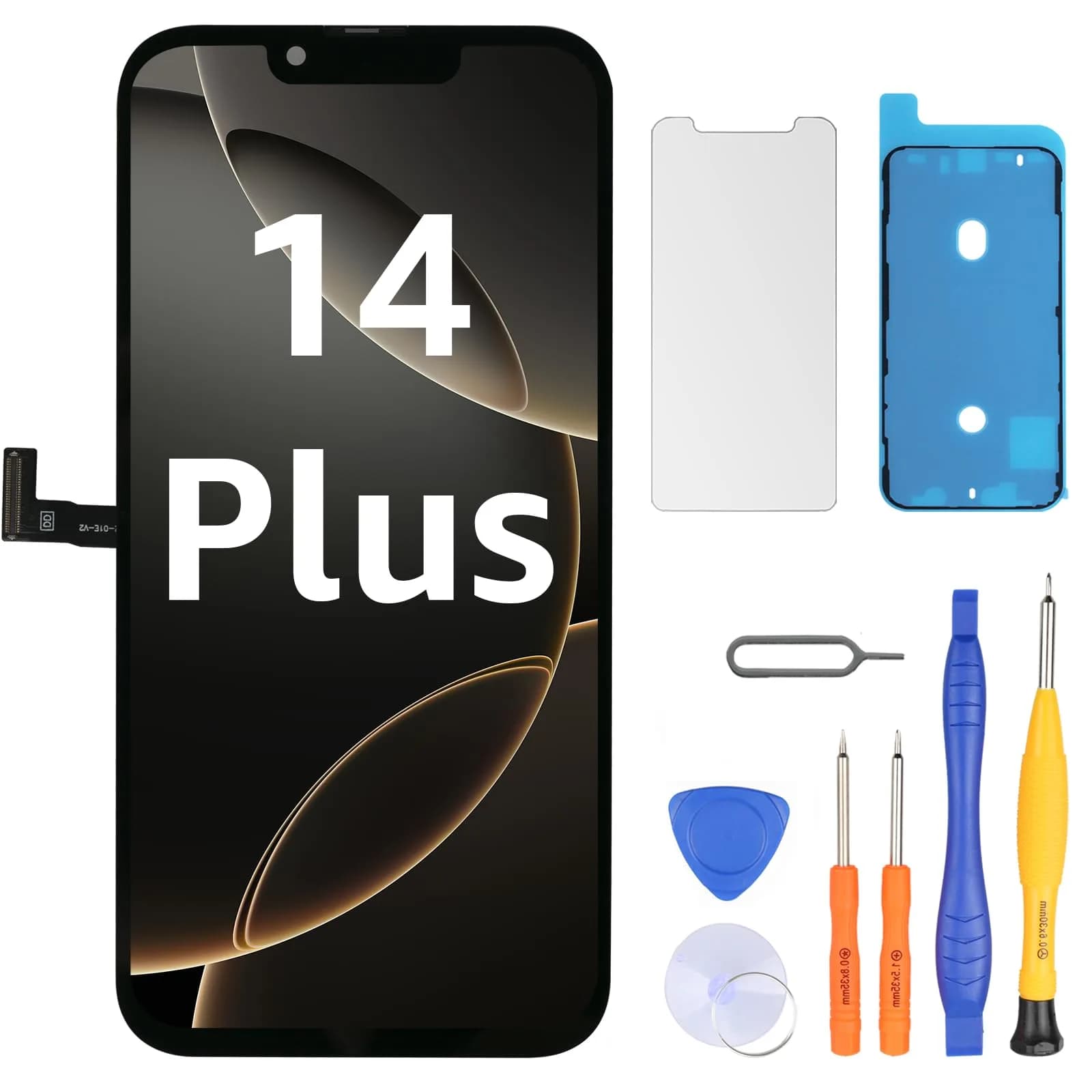 LL TRADER 6.7" FHD LCD Display for iPhone 14 Plus Screen Replacement with Repair Kit - main product image