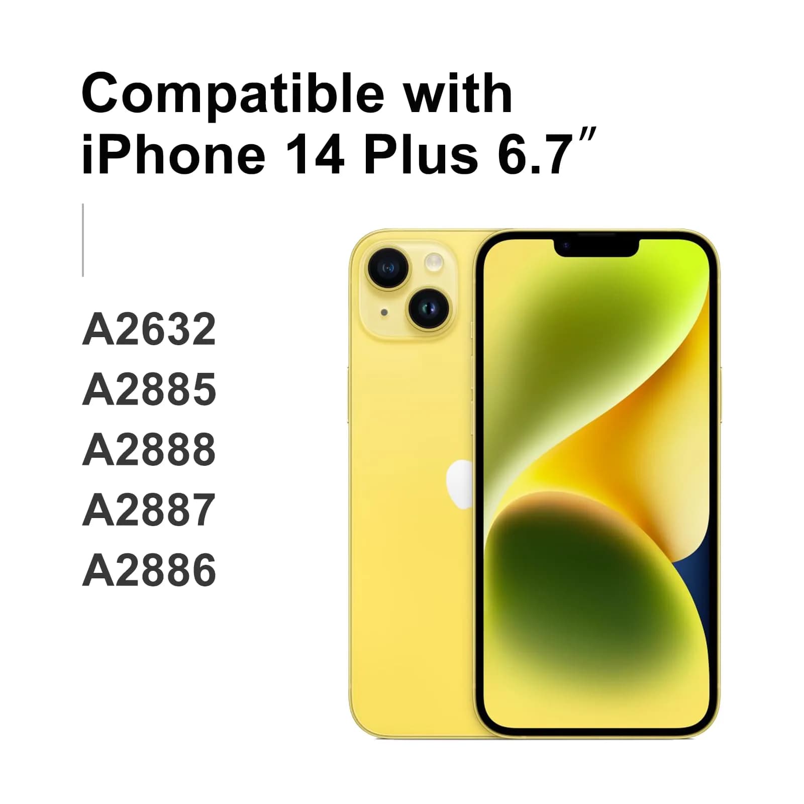LL TRADER 6.7" FHD LCD Display for iPhone 14 Plus Screen Replacement with Repair Kit - view 2