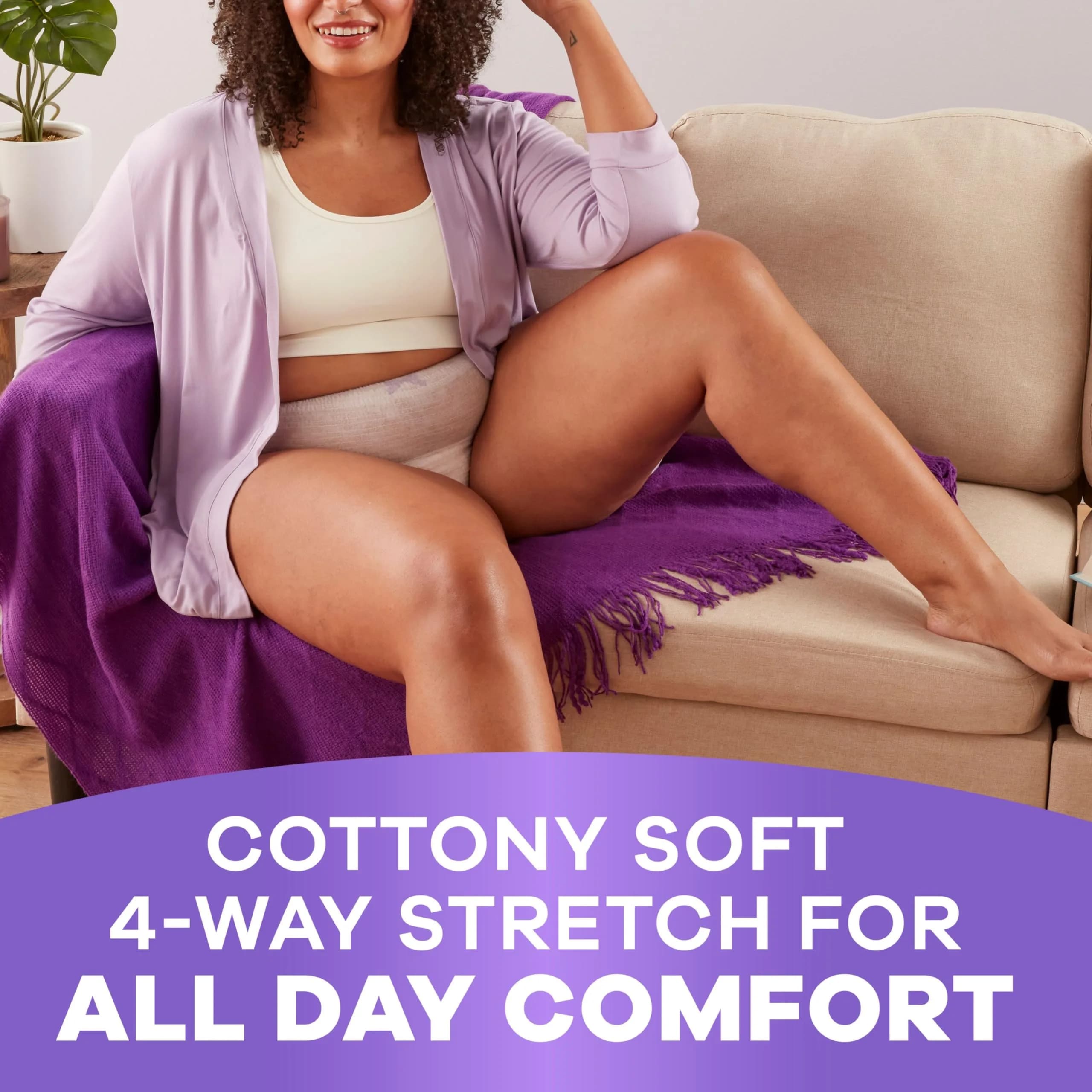 Always Discreet Adult Diapers for Women XL (Size 3X+, 26W+) | Maximum Absorbency for Leak-Free Confidence - view 7