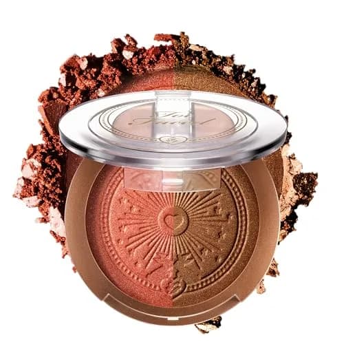 Too Faced Sun Bunny Blushing Bronzer 0.28 Oz | Dual-Shade Sheer, Luminous Bronzer with Pink Undertones thumbnail 1