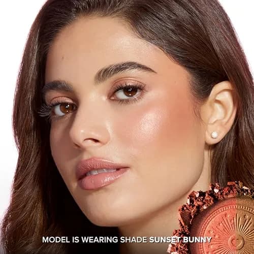 Too Faced Sun Bunny Blushing Bronzer 0.28 Oz | Dual-Shade Sheer, Luminous Bronzer with Pink Undertones thumbnail 5