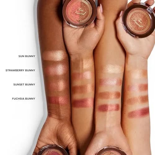 Too Faced Sun Bunny Blushing Bronzer 0.28 Oz | Dual-Shade Sheer, Luminous Bronzer with Pink Undertones thumbnail 6