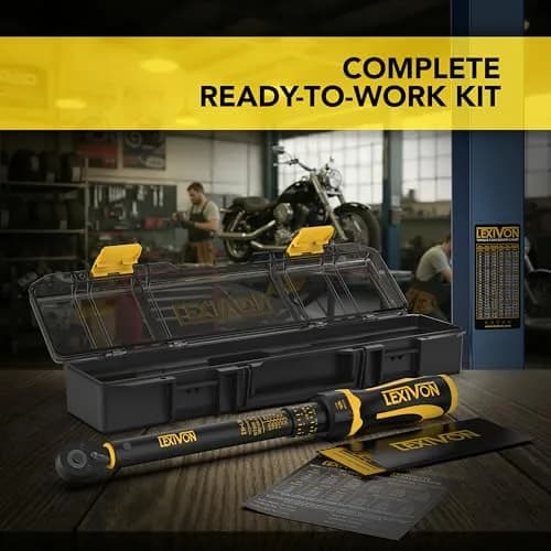 LEXIVON Torque Wrench 1/4-Inch Drive 30-250 IN-LB | Certified Precision & Comfort thumbnail 8