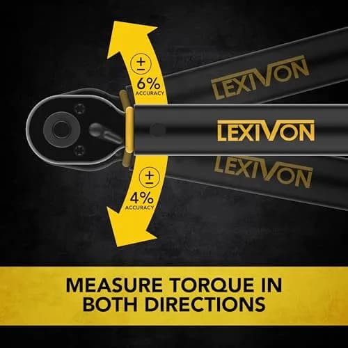 LEXIVON Torque Wrench 1/4-Inch Drive 30-250 IN-LB | Certified Precision & Comfort thumbnail 3