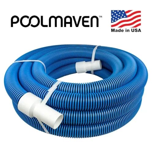 Poolmaven Manual Swimming Pool Vacuum Hose, 35 ft x 1-1/2 in., Made in USA | Flexible EVA Hose for Manual Pool Cleaning thumbnail 3