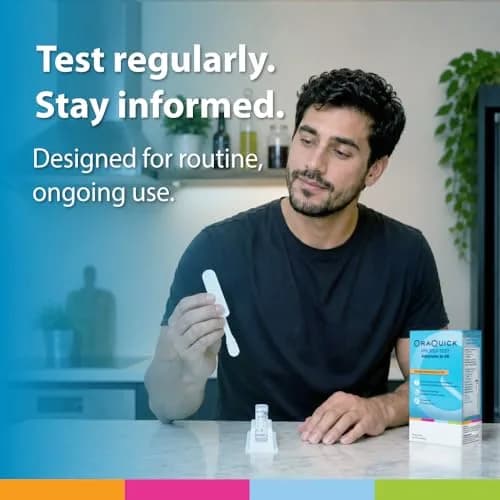 OraQuick HIV Self-Test, Oral Fluid, 6 Ct | Rapid, Lab-Quality Results in 20 Min, Discreet Home Use thumbnail 6