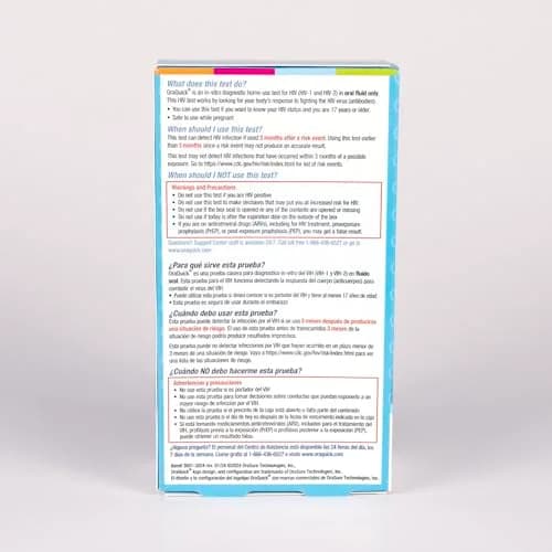 OraQuick HIV Self-Test, Oral Fluid, 6 Ct | Rapid, Lab-Quality Results in 20 Min, Discreet Home Use thumbnail 9