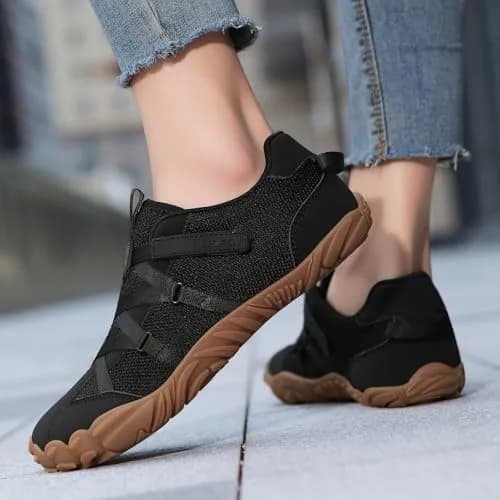 UBFEN Women's Barefoot Running Shoes Minimalist Wide Toe Box Zero Drop Sneakers 25.4cm (10in) | Natural Movement & All-Day Comfort thumbnail 2
