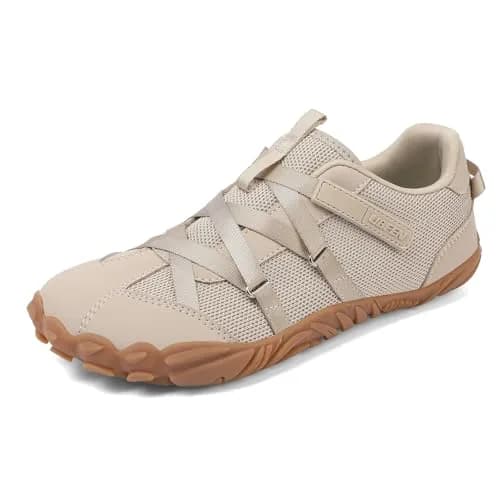 UBFEN Women's Barefoot Running Shoes Minimalist Wide Toe Box Zero Drop Sneakers 25cm (9.8in) | Natural Foot Movement & All-Day Comfort thumbnail 1