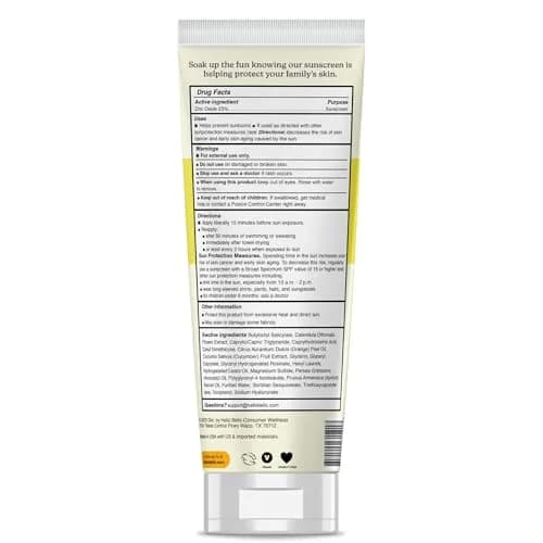 Hello Bello Baby Mineral Sunscreen Lotion SPF 50 148ml (5 fl oz) | Gentle Broad-Spectrum UVA/UVB Protection thumbnail 8