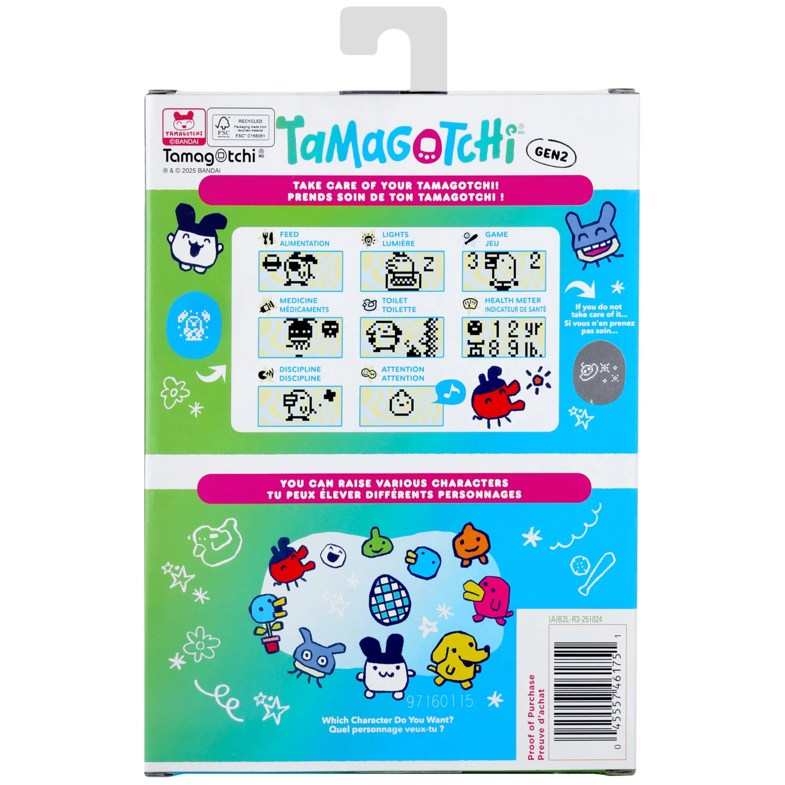 Tamagotchi Original College Sweater Edition | Nostalgic Digital Pet with Bag Charm - view 6