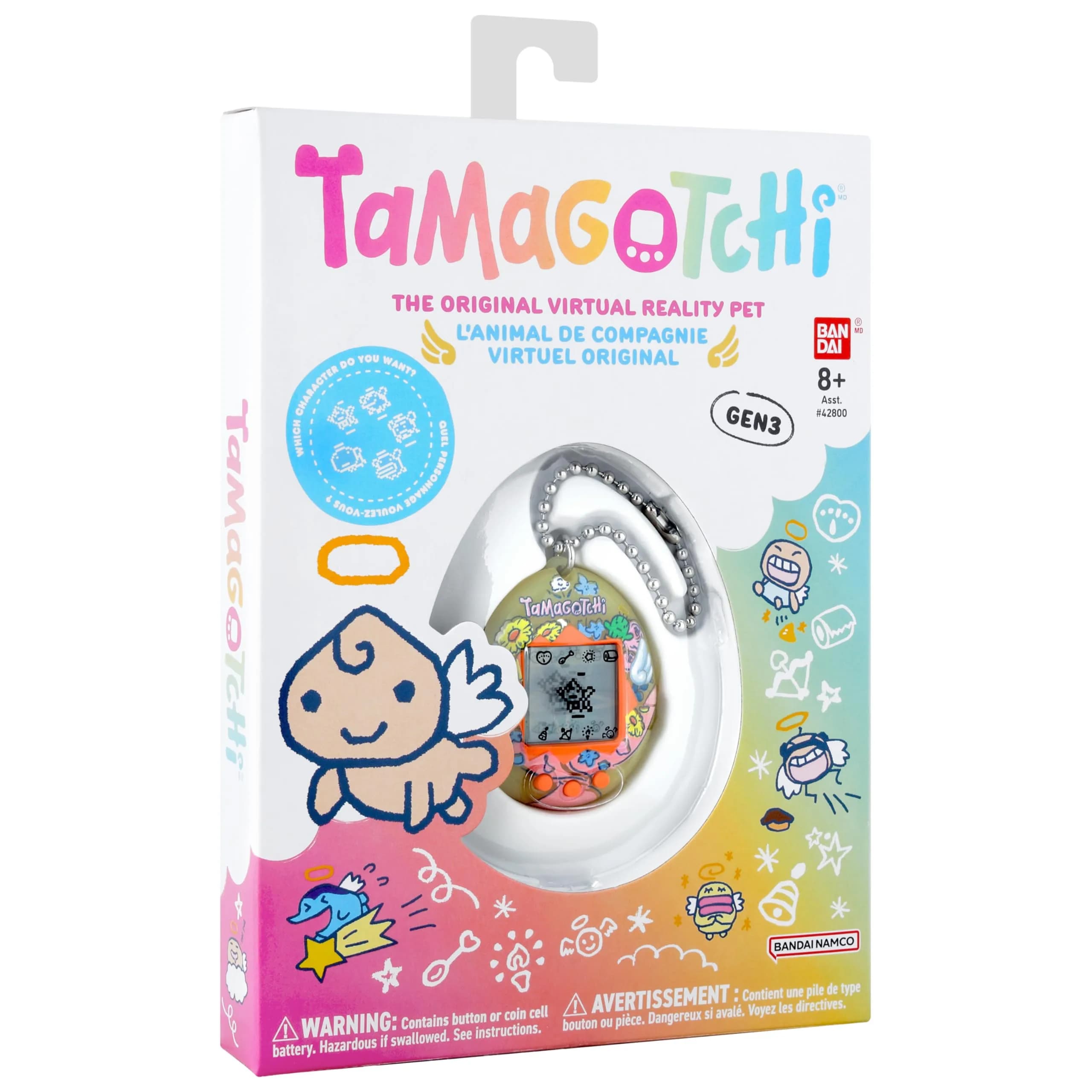 Tamagotchi Original Angel Flower Bouquet Electronic Pet | ASTM-Tested for Ages 8+ - view 7